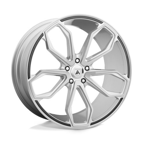 Asanti Black ABL-19 ATHENA BLANK 20X10 +40 BRUSHED SILVER