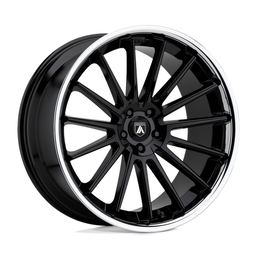 Asanti Black ABL-24 BETA BLANK 24X9 +32 GLOSS BLACK CHROME LIP