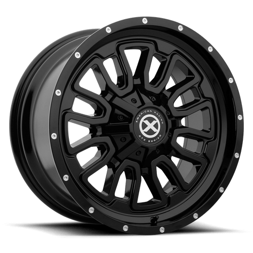 ATX Series AX203 BLANK 20X9 +0 GLOSS BLACK