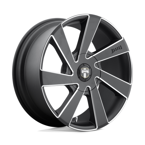 DUB 1PC S133 DIRECTA 5X114.3/5X120 20X8.5 +35 MATTE BLACK MILLED