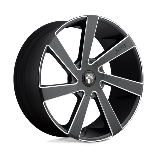 DUB 1PC S133 DIRECTA BLANK 24X10 +35 MATTE BLACK MILLED