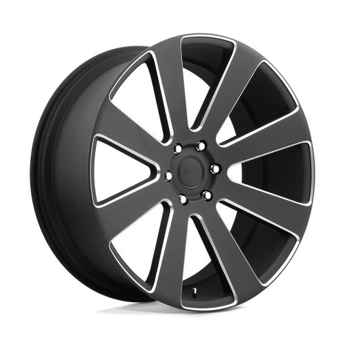 DUB 1PC S187 8-BALL 6X139.7 22X9.5 +20 MATTE BLACK MILLED