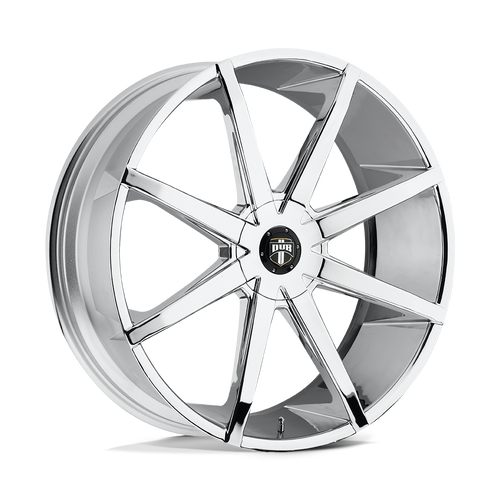 DUB 1PC S201 PUSH BLANK 19X8.5 +42 CHROME PLATED