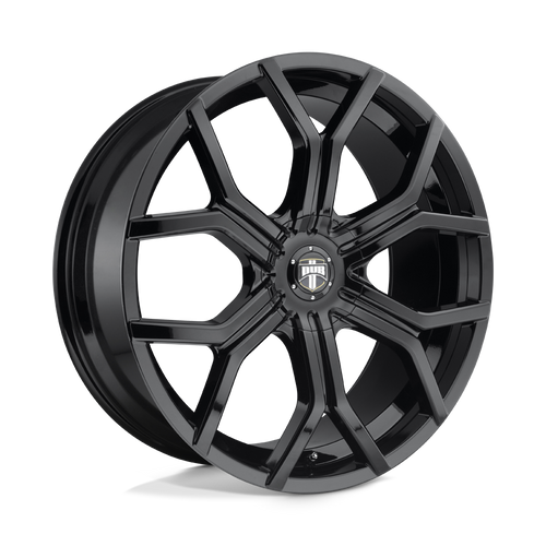 DUB 1PC S208 ROYALTY BLANK 22X9.5 +25 GLOSS BLACK