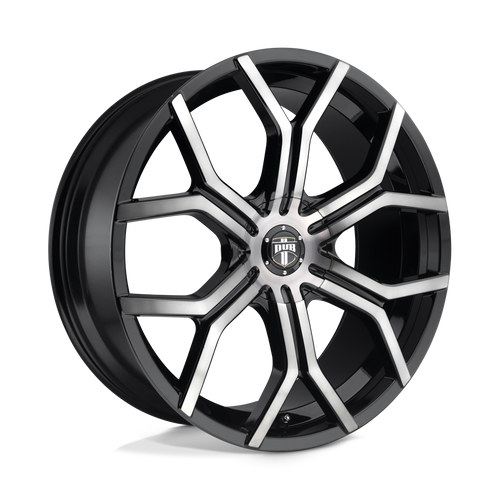 DUB 1PC S209 ROYALTY BLANK 22X9.5 +33 GLOSS MACHINED DOUBLE DARK TINT