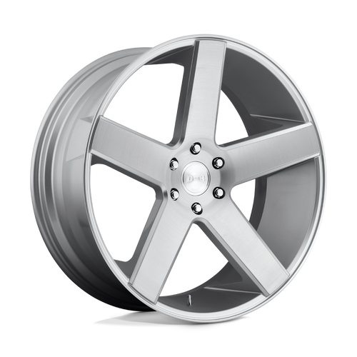 DUB 1PC S218 BALLER 6X139.7 22X9.5 +31 GLOSS SILVER BRUSHED