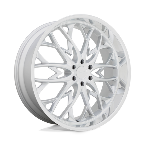 DUB 1PC S264 OG 6X139.7 26X10 +25 SILVER WITH DIAMOND CUT LIP