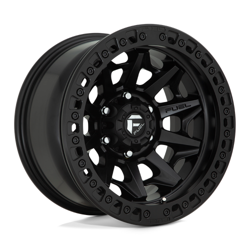 Fuel 1PC D114 COVERT BEADLOCK 5X150 17X9 -15 MATTE BLACK