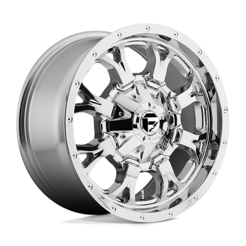 Fuel 1PC D516 KRANK 8X180 20X10 -12 CHROME PLATED