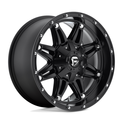 Fuel 1PC D531 HOSTAGE BLANK 17X8.5 +14 MATTE BLACK