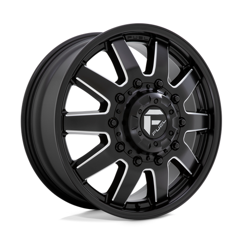 Fuel 1PC D538 MAVERICK 8X200 20X8.25 +122 MATTE BLACK MILLED