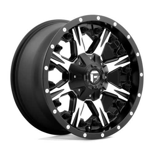 Fuel 1PC D541 NUTZ 6X135/6X139.7 17X9 +1 MATTE BLACK MACHINED