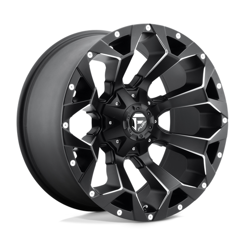 Fuel 1PC D546 ASSAULT 5X108/5X127 17X8.5 +25 MATTE BLACK MILLED