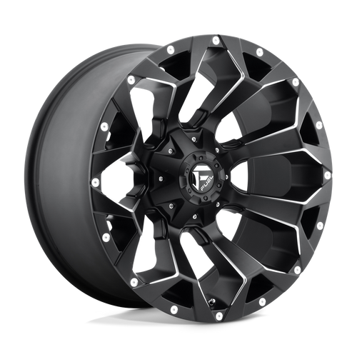 Fuel 1PC D546 ASSAULT 8X165.1 18X9 +20 MATTE BLACK MILLED