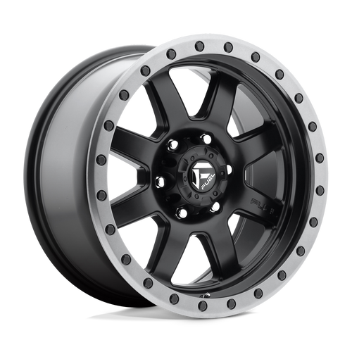 Fuel 1PC D551 TROPHY 6X139.7 18X10 -12 MATTE BLACK GUN METAL RING