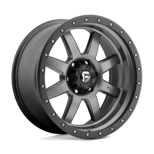 Fuel 1PC D552 TROPHY 6X139.7 17X8.5 +6 MATTE GUN METAL BLACK BEAD RING