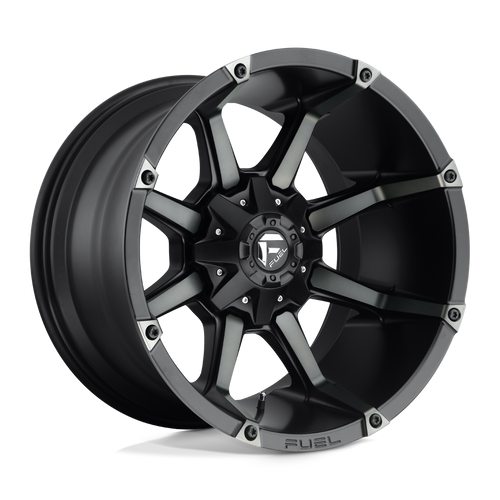 Fuel 1PC D556 COUPLER 8X165.1 18X9 +1 MATTE BLACK DOUBLE DARK TINT