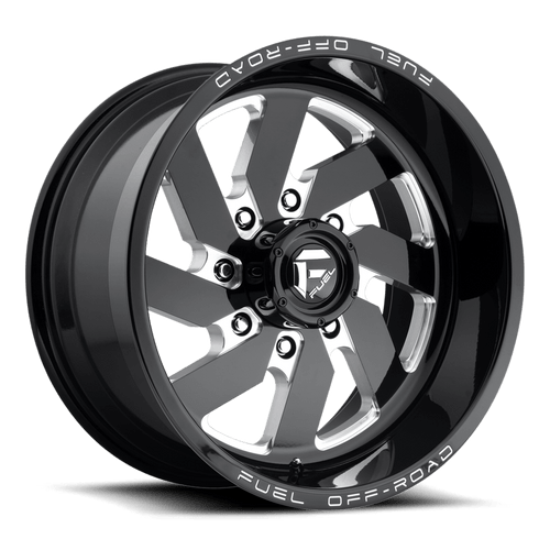 Fuel 1PC D582 TURBO 8X180 18X9 +1 GLOSS BLACK MILLED