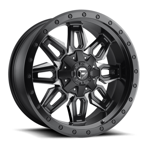 Fuel 1PC D591 NEUTRON 6X135/6X139.7 20X9 +1 MATTE BLACK MILLED