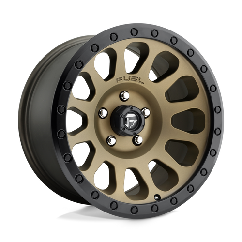 Fuel 1PC D600 VECTOR 5X127 18X9 +1 MATTE BRONZE BLACK BEAD RING