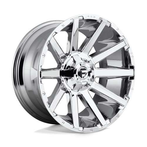 Fuel 1PC D614 CONTRA 8X165.1 22X10 -18 CHROME PLATED