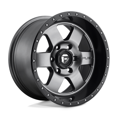 Fuel 1PC D619 PODIUM 5X127 18X9 -12 MATTE GUN METAL BLACK BEAD RING