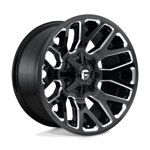 Fuel 1PC D623 WARRIOR 5X139.7/5X150 20X9 +1 GLOSS BLACK MILLED