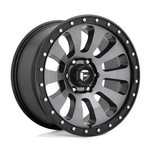 Fuel 1PC D648 TACTIC 5X150 18X9 +20 MATTE GUN METAL BLACK BEAD RING