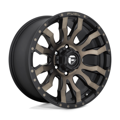 Fuel 1PC D674 BLITZ 6X139.7 16X8 +1 MATTE BLACK DOUBLE DARK TINT