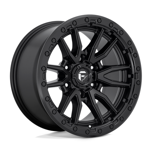 Fuel 1PC D679 REBEL 6X135 17X9 -12 MATTE BLACK