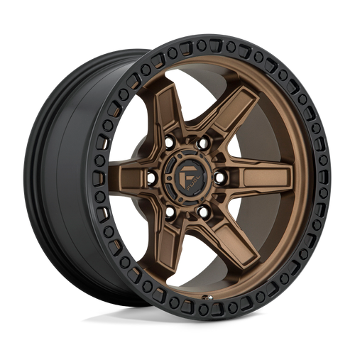 Fuel 1PC D699 KICKER 6X135 17X9 -12 MATTE BRONZE BLACK BEAD RING