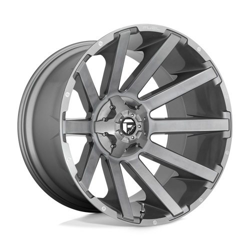 Fuel 1PC D714 CONTRA PLATINUM 6X135/6X139.7 20X9 +2 BRUSHED GUN METAL TINTED CLEAR