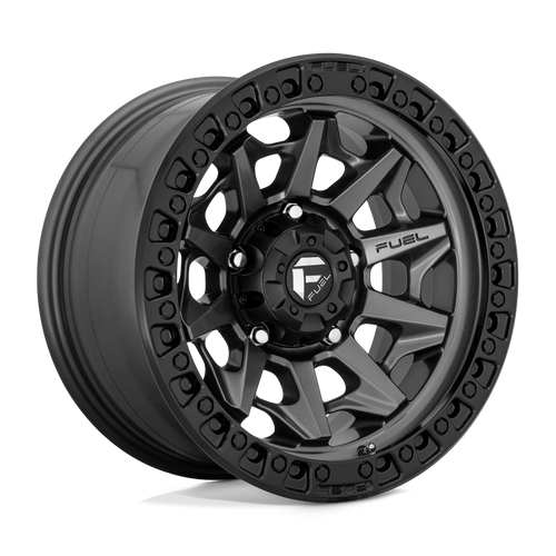 Fuel 1PC D716 COVERT 5X139.7 16X8 +1 MATTE GUN METAL BLACK BEAD RING