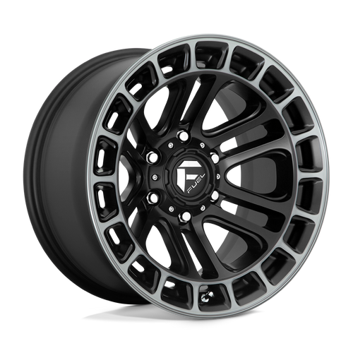 Fuel 1PC D720 HEATER 6X135 18X9 +1 MATTE BLACK DOUBLE DARK TINT MACHINED