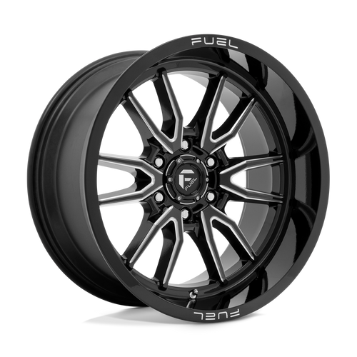 Fuel 1PC D761 CLASH 6X139.7 17X9 -12 GLOSS BLACK MILLED