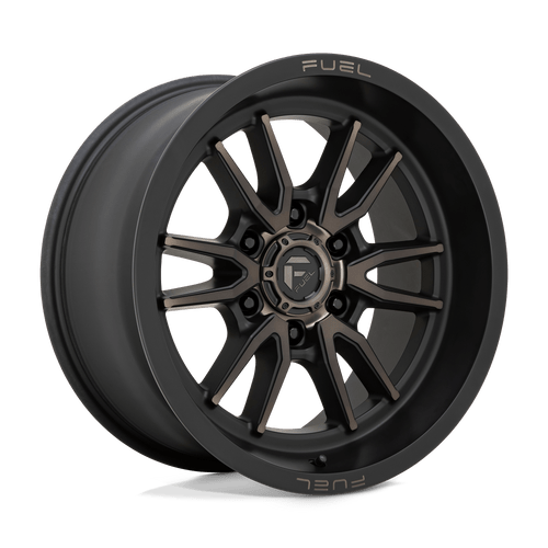 Fuel 1PC D762 CLASH 6X135 18X9 +1 MATTE BLACK DOUBLE DARK TINT