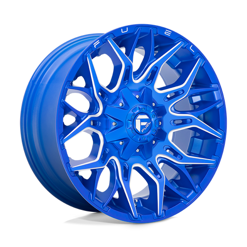 Fuel 1PC D770 TWITCH 5X139.7/5X150 20X9 +1 ANODIZED BLUE MILLED