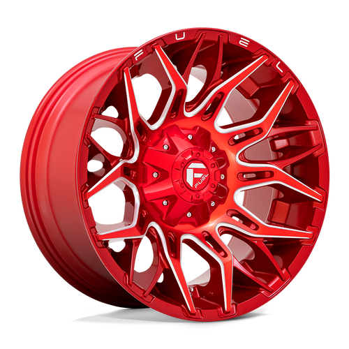 Fuel 1PC D771 TWITCH 5X139.7/5X150 20X10 -18 CANDY RED MILLED