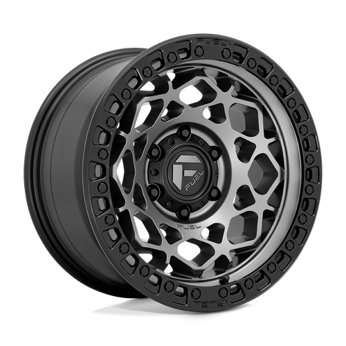 Fuel 1PC D784 UNIT 6X120 17X9 +1 GUNMETAL WITH MATTE BLACK RING