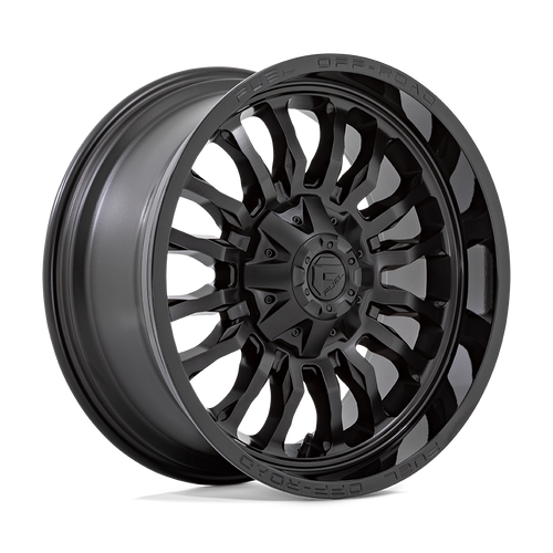 Fuel 1PC D796 ARC 5X127/5X139.7 20X10 -18 MATTE BLACK WITH GLOSS BLACK LIP