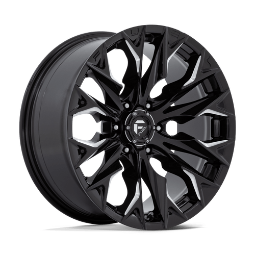 Fuel 1PC D803 FLAME 6X139.7 20X9 +1 GLOSS BLACK MILLED