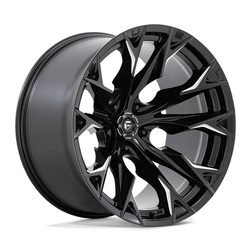 Fuel 1PC D803 FLAME 5X127 22X12 -44 GLOSS BLACK MILLED
