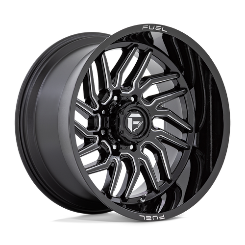 Fuel 1PC D807 HURRICANE 8X170 20X9 +20 GLOSS BLACK MILLED