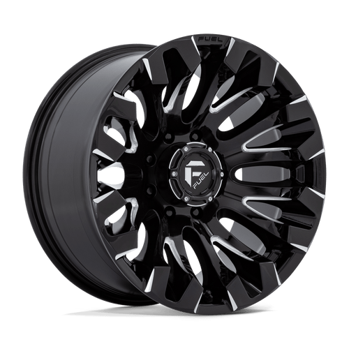 Fuel 1PC D828 QUAKE 8X165.1 20X10 -18 GLOSS BLACK MILLED