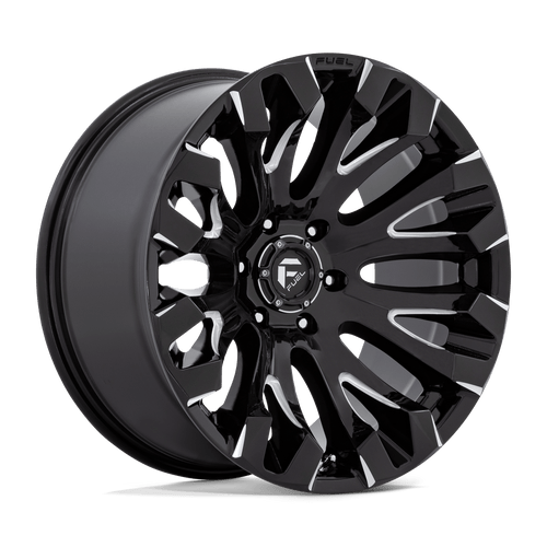 Fuel 1PC D828 QUAKE 5X150 20X9 +1 GLOSS BLACK MILLED