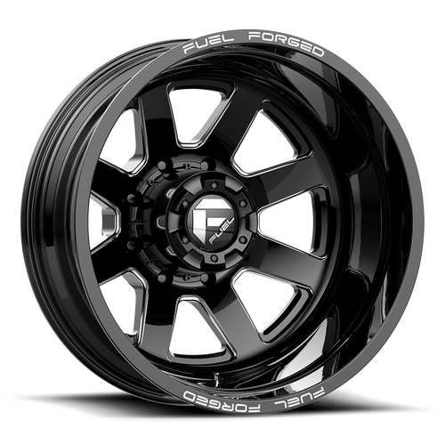 Fuel Mono DE09 FF09D 8X170 20X10 -24 MATTE BLACK MILLED