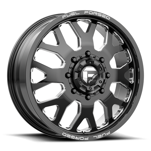 Fuel Mono DE19 FF19D 8X180 20X10 -24 GLOSS BLACK MILLED