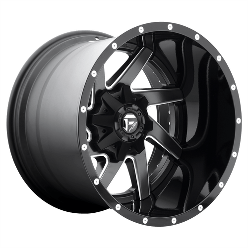 Fuel 2PC D265 RENEGADE 8X170 22X14 -70 MATTE BLACK MILLED