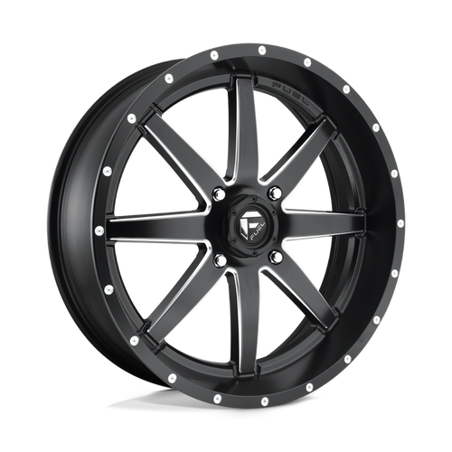 Fuel UTV D538 MAVERICK 4X137 14X7 +38 MATTE BLACK MILLED