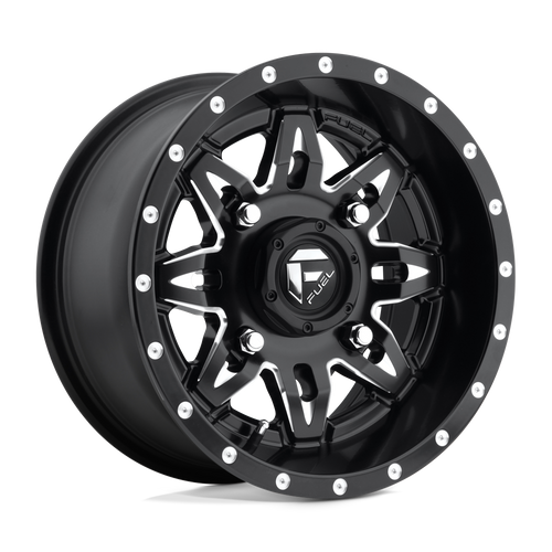 Fuel UTV D567 LETHAL 4X156 14X7 +13 MATTE BLACK MILLED